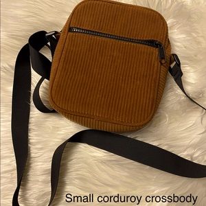 Corduroy crossbody